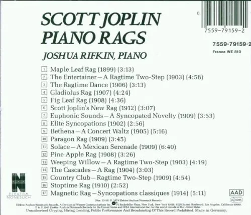 Vista 2 de Scott Joplin Piano Rags