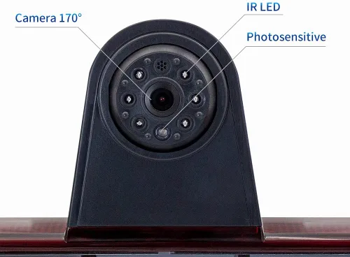 Vista 7 de Cámara de reserva de luz de freno de coche para Mercedes-Benz Sprinter/VW Crafter Vans LED luz aparcamiento