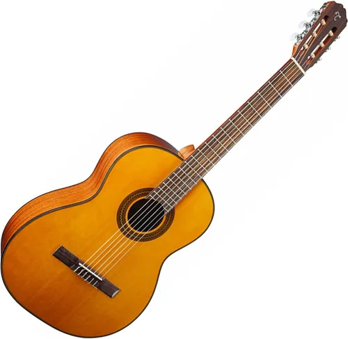 Vista 2 de Takamine Paquete de guitarra acústica clásica natural GC1 NAT con soporte