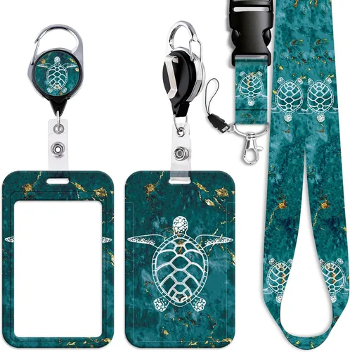 Vista 33 de Soporte para tarjetas de identificación de conciencia sobre el autismo y clip de carrete retráctil, lindo cordón para llaves de rompecabezas