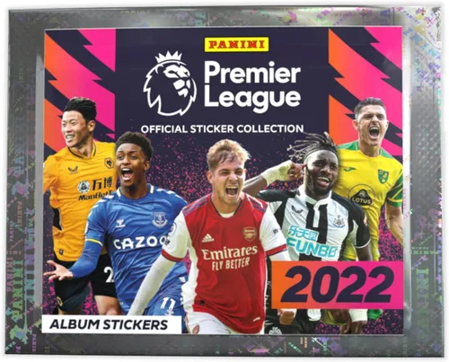 Vista 3 de Panini Colección de calcomanías de la Premier League 2022 (100 paquetes)