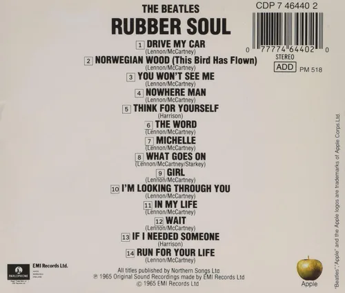 Vista 2 de Rubber Soul 1990