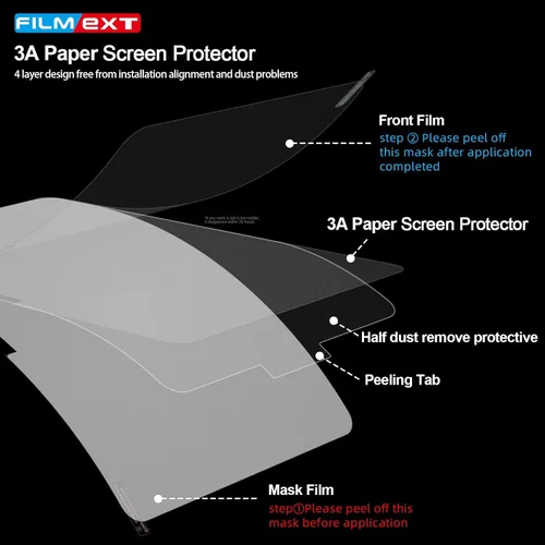 Vista 8 de FILMEXT [2025 3A Protector de pantalla de papel para iPad Pro 11 pulgadas M4 2024 5ª Gen [Antideslumbrante][Antirreflejo][Antihuellas dactilares]