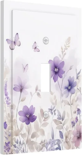 Vista 81 de Abstracto de Lujo Azul Dorado con Brillo de Mármol 1 Gang Cubiertas de Tomacorrientes Dúplex Decorativas Cubiertas de Interruptores de Luz