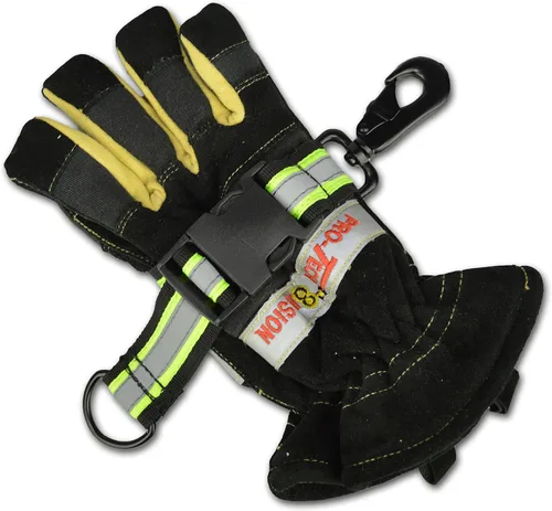 Lightning X - Correa de guantes de nailon balístico resistente, tamaño ajustable, cinta reflectante para acceso rápido (ideal para bomberos, EMT