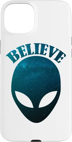 Vista 9 de iPhone 16 Alien - UFO Aliens Believe Galaxy Case
