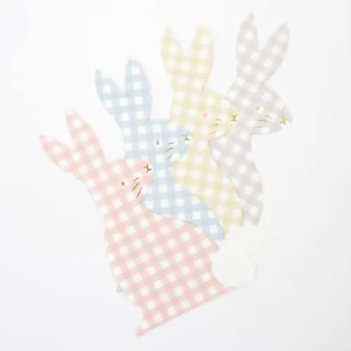 Vista 6 de Meri Meri Servilletas de Pascua (16 unidades), servilletas desechables de papel de Pascua de 3 capas
