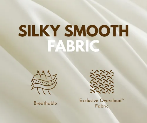 Vista 6 de OverCloud - Edredón de plumón de ganso, tamaño King, relleno de edredón de plumón para todas las estaciones, edredón de la colección de hotel, ultra