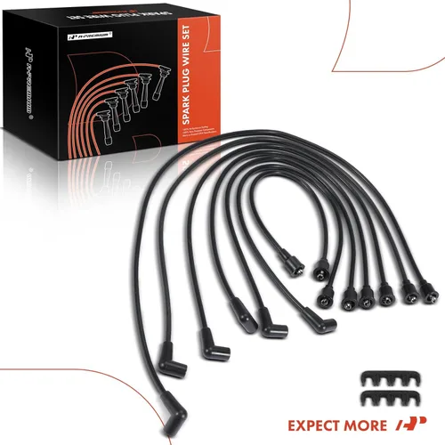 Vista 8 de A-Premium Juego de 7 cables de bujía de encendido compatibles con Jaguar XJ6 1978-1987, Vanden Plas 1982-1987, L6 4.2L