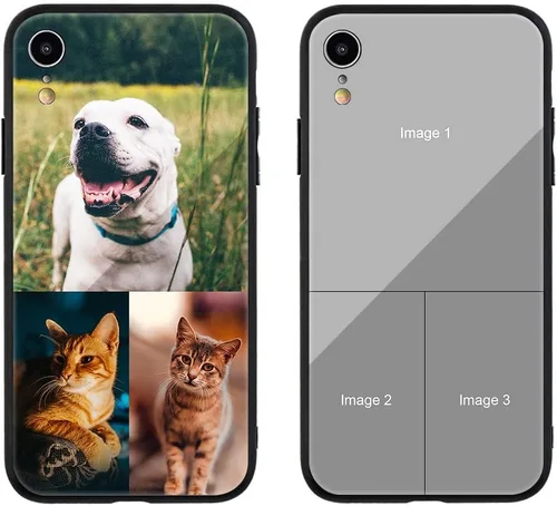 Vista 75 de Funda de teléfono personalizada para Apple iPhone 7 Plus 8 Plus, vidrio templado antiarañazos, a prueba de golpes, suave, funda de TPU suave, diseño