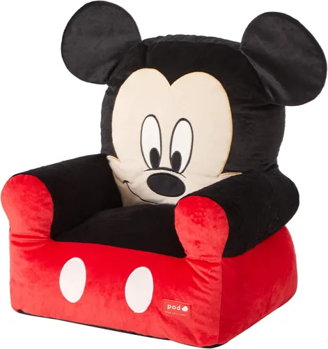 Vista 13 de Sanrio Hello Kitty - Puf figural, sofá de estructura suave con reposabrazos para niños, asiento cómodo para dormitorio o sala de juegos, a partir