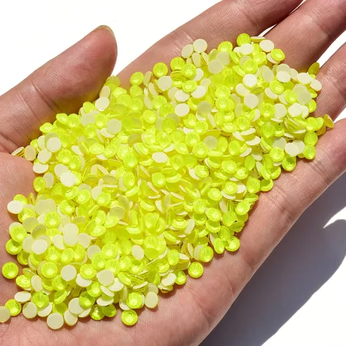 Vista 2 de BLINGINBOX Diamantes de imitación Hotfix a granel, 14400 unidades de diamantes de imitación termoadhesivos para manualidades, ropa, decoración