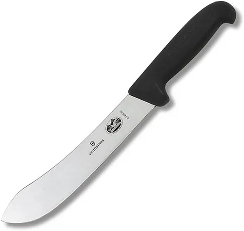 Vista 3 de Victorinox Forschner 40635 - Cuchillo de carnicero con hoja de 7 pulgadas y mango de fibrox negro
