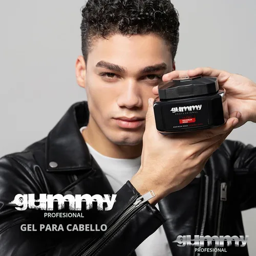 Vista 10 de Gel de cera de gel para peinar el cabello, fijación extremadamente fuerte Negro