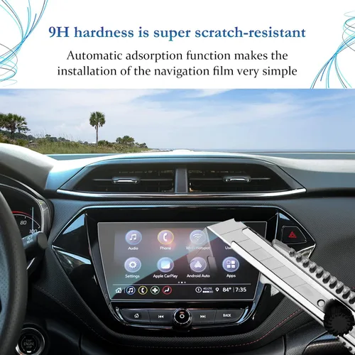Vista 2 de SKTU Protector de pantalla para Chevy Trailblazer 2021 2022 2023 8 pulgadas Navigation 2022 2023 Chevy Trailblazer accesorios