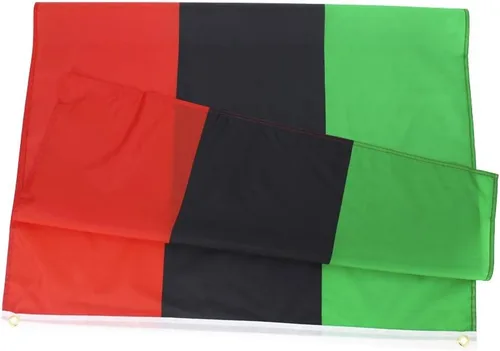 Vista 2 de Bandera afroamericana de liberación negra UNIA de 3 x 5 pies