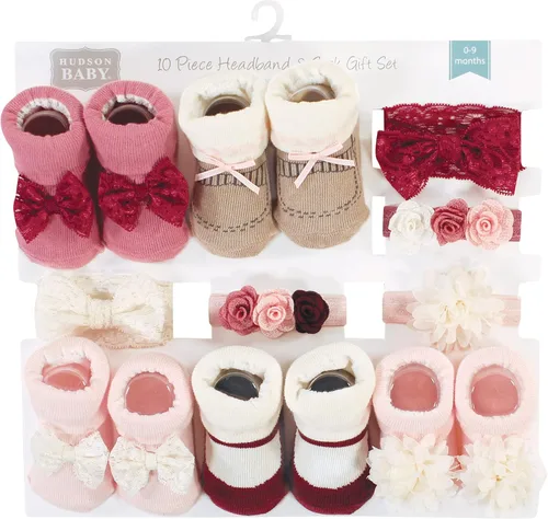 Vista 2 de Hudson Baby Diadema y calcetines para niña