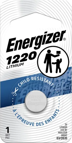 Energizer Batería de moneda de litio 1220, 1 paquete
