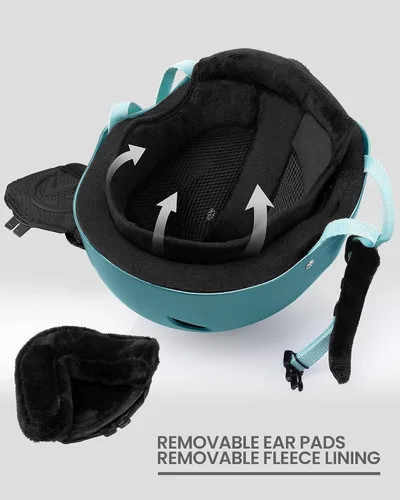 Vista 34 de OutdoorMaster Kelvin - Casco de esquí y snowboard para hombres, mujeres y jóvenes