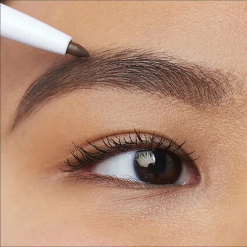 Vista 5 de e.l.f. Lápiz de Cejas Instant Lift, de doble cara, preciso, punta fina, forma, define, rellena cejas, contornos, peines, doma, Auburn, 0.006 Oz