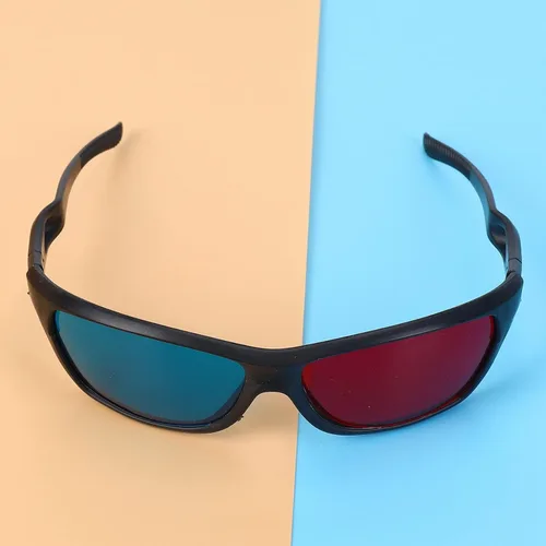 Vista 5 de 5X Anaglifo rojo y azul Dimensional 3D Vision Gafas para TV Juego DVD