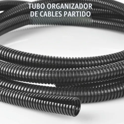Vista 7 de ALLWIN Conducto de cable de telar de alambre dividido de 1/4 de pulgada, protector de cable de 30 pies, conducto flexible de cable automotriz