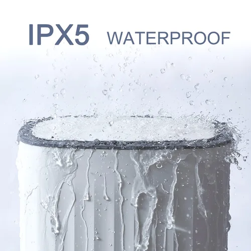 Vista 2 de ELPHECO Cubo de basura impermeable con sensor de movimiento de 3.5 galones con tapa, cubo de basura automático para baño, sala de estar, oficina