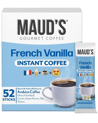 Vista 15 de Maud's Café instantáneo dulce de avellana (hermana avellana), 30 quilates. Paquetes de café instantáneo con sabor a avellana con sabor a energía
