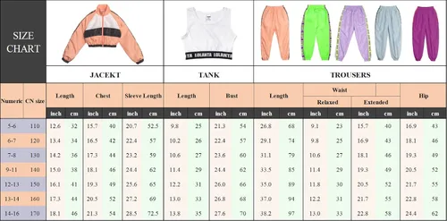 Vista 5 de Conjunto de ropa de baile para niñas, disfraz moderno de equipo de jazz de hip hop, conjuntos de ropa de baile para niñas