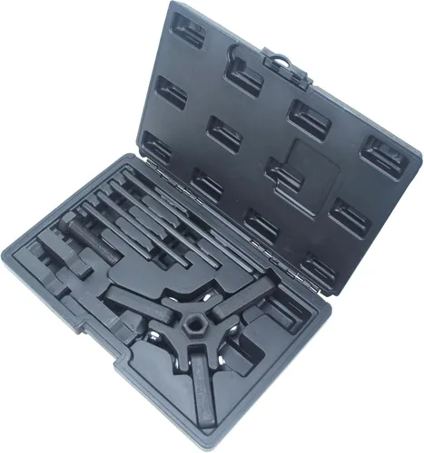 Vista 2 de Kit extractor de polea de amortiguador de equilibrador armónico compatible con Ford, GM, Chrysler, Cadillac, Chevy Trucks, Mitsubishi, con extractor