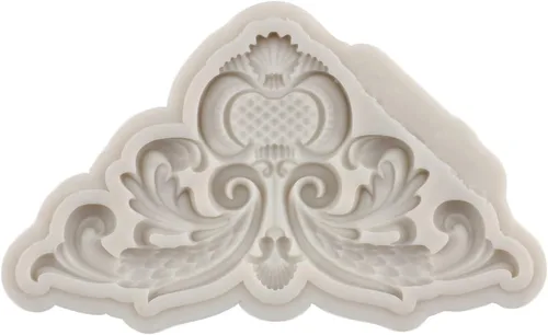 Vista 9 de Sijiangmold Molde de silicona para fondant de encaje de estilo barroco, molde de filigrana para decoración de pasteles, decoración de cupcakes