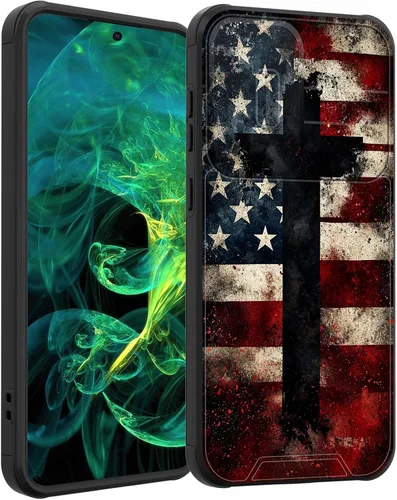 Vista 142 de Funda para Galaxy A16 5G con cubierta para cámara deslizante, resistente de doble capa, híbrida, a prueba de golpes, funda protectora resistente