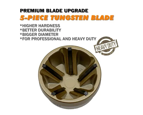 Vista 2 de CONQUER Herramientas Herramienta de desbarbado de achaflanado externo, hoja de tungsteno premium, broca de desbarbado, herramienta de eliminación