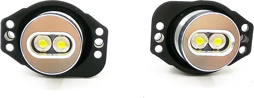 Vista 3 de Xinctai Bombillas LED de Ojos de Ángel con Anillo de Halo, Compatibles con Faros de Marca para BMW E90 E91 Pre-Facelift, Pre-LCI 2006 2007 2008