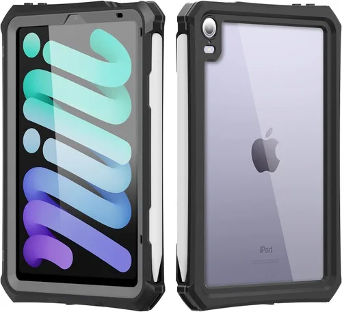 Vista 12 de MRUOZRUI Funda impermeable para mesa compatible con iPad (A16) 11ª 2025/10ª generación de 10.9 pulgadas, a prueba de golpes y caídas, cobertura