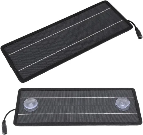 Vista 6 de Greensen Cargador de panel solar de 12 V, panel monocristalino para automóvil, camión, autocaravana, barcos, autocaravana
