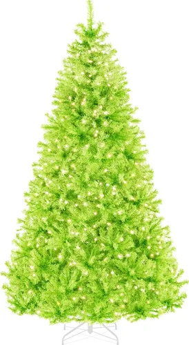 Vista 22 de Best Choice Products Árbol de Navidad negro preiluminado de 4.5 pies, decoración navideña completamente artificial para el hogar, oficina