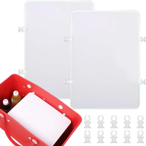 Divisor para Bogg Bolsa Divisora Bandeja Inserción Accesorios para X Large Bogg Bag 2 Paquetes (Blanco)