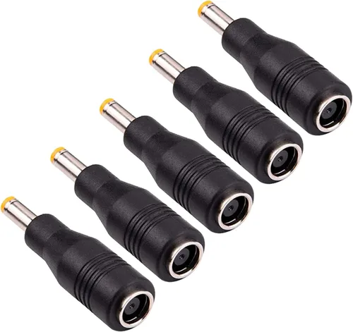 Vista 8 de Adaptador de panel solar, DC7909 hembra a conector macho DC5525, 0.315 in a 0.217 in, para generador solar, estación de energía portátil, batería