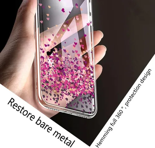 Vista 2 de Phone Case for Honor X7 (6.74"), 2 Pcs Shockproof Soft TPU Silicone Bumper Shell, [Ultra-Thin] [Anti-Yellowing] Back Cover for Honor X7 - Clear +