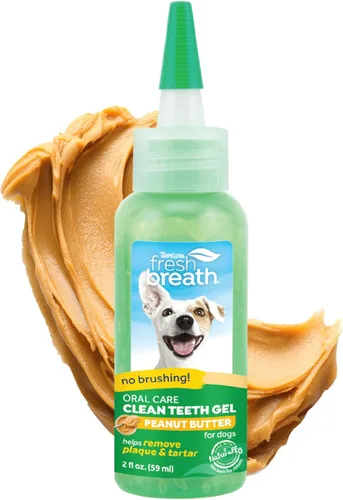 Vista 11 de TropiClean Gel de Limpieza de Dientes para Perros Cuidado Dental para Perros Pasta Dental para Perros Refrescador de Aliento Fácil Limpieza