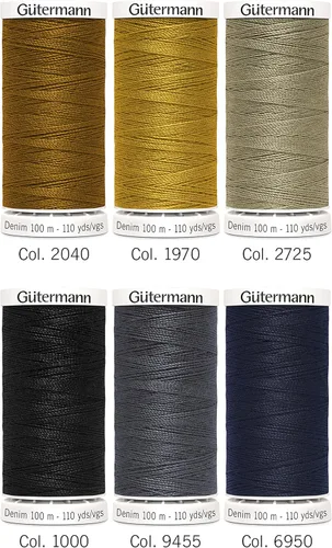 Vista 2 de Gutermann Hilo Denim 6 SPLS Denim Multicolor