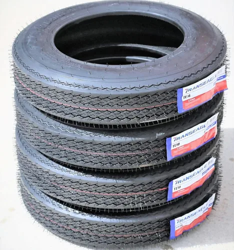 Vista 5 de Transeagle TE10 Premium - Neumático para remolque de barco ST4.8-8 4.8X8 71J Rango de carga C LRC 6 capas BSW Pared lateral negra