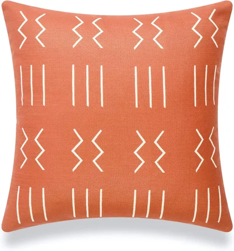 Vista 9 de Hofdeco Funda de almohada lumbar africana solamente, triángulo amarillo mostaza, 12 x 20 pulgadas