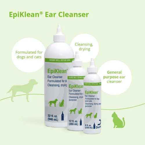 Vista 6 de EpiKlean Limpiador de oídos para perros y gatos, 12 oz
