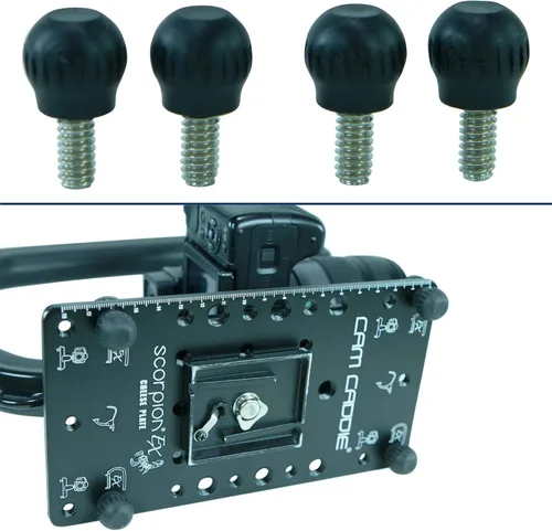 Vista 9 de Cam Caddie Placa de queso ultra plana de ángulo bajo POD/trípode para cámaras DSLR, sin espejo y de acción