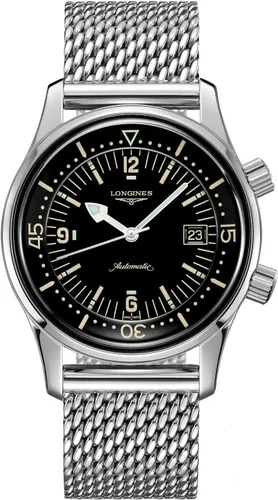 Longines Legend Diver reloj automático para hombre L3.774.4.50.6, Buzo