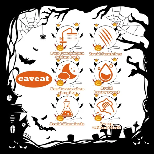 Vista 8 de Halloween Earrings For Women, Halloween Party Decorations Accessories