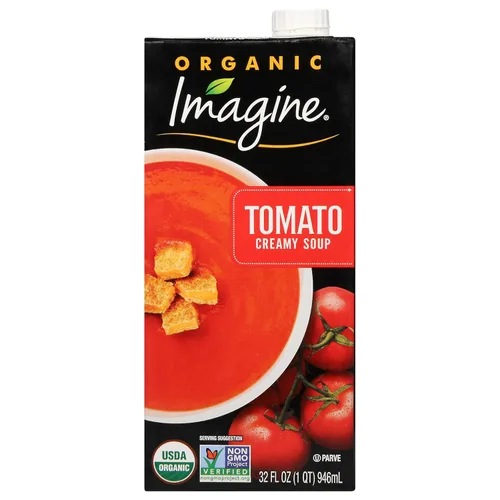Vista 9 de Imagine Sopa Cremosa de Calabaza de Mantequilla con Bajo Contenido en Sodio Orgánica 32 oz