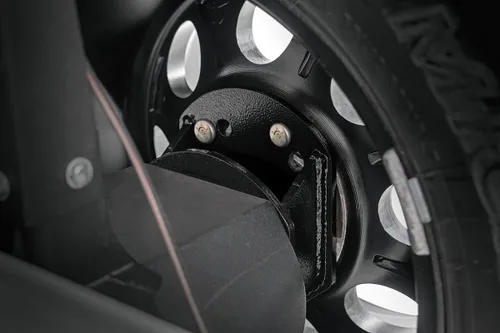 Vista 4 de Rough Country 1053 separador de porta neumáticos de rueda de repuesto para Jeep